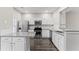Modern kitchen with stainless steel appliances and granite countertops at 1730 Stanwood Nw Dr, Kennesaw, GA 30152