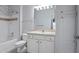 Bathroom features a toilet, tub, shower, sink, and cabinet at 4333 Dunwoody Park # 1211, Atlanta, GA 30338
