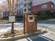 Visitor's call box with sign at the community entrance at 4333 Dunwoody Park # 1211, Atlanta, GA 30338