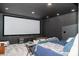 Home theater with a big projection screen and comfortable seating, designed for immersive entertainment at 103 New Hood Rd, Stockbridge, GA 30281