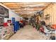 Spacious workshop featuring work benches, exposed piping and wooden framing at 103 New Hood Rd, Stockbridge, GA 30281
