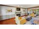 Comfortable living room with a fireplace, built-in shelving, and stylish decor at 3141 Branford Ct, Marietta, GA 30062