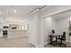 Finished basement area including a kitchen, living area, and office space at 5925 Pine Bluff Dr, Cumming, GA 30040