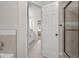 Bright bathroom featuring a tiled shower and a white vanity at 2611 Rock Point Ln, Snellville, GA 30039
