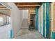 Unfinished basement with insulated walls, exposed ceiling beams, and poured concrete floors at 3330 Hillshire Dr, Cumming, GA 30028