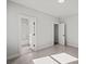 Bedroom with ensuite bathroom, neutral paint, and plush carpet at 3330 Hillshire Dr, Cumming, GA 30028
