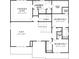 A clear second-floor floor plan with measurements, including the owner's suite, loft, bedrooms, bathrooms and laundry at 3330 Hillshire Dr, Cumming, GA 30028