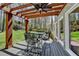 Back deck with pergola featuring outdoor dining furniture and a view of the yard at 910 Brentwood Ave, Lawrenceville, GA 30044