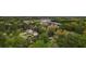Aerial view of neighborhood showcasing the surrounding tree canopy at 1323 Christmas Ne Ln, Atlanta, GA 30329