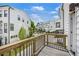 Exterior deck view showcasing well-maintained townhouses in a vibrant community at 2013 Rockledge Ne Rd, Atlanta, GA 30324