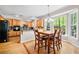 Bright kitchen eat-in area with a view of the backyard at 4103 Devon Wood Ne Dr, Marietta, GA 30066