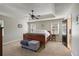 Spacious main bedroom featuring tray ceilings and lots of natural light at 434 Shepard Sw Dr, Marietta, GA 30064
