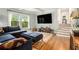 Cozy living room features hardwood floors, neutral walls, and ample natural light at 539 Collingwood Dr, Decatur, GA 30032