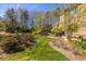 Well-maintained garden with mature trees at 1800 Clairmont Lk # 221, Decatur, GA 30033