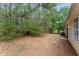 Backyard featuring a wooded lot and natural areas surrounding the home at 700 Thomasville Se Blvd, Atlanta, GA 30315