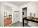 Hallway with vinyl flooring leading into other rooms at 434 Mac Johnson Nw Rd, Cartersville, GA 30121