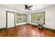 Bright and airy living room featuring hardwood floors and fresh white walls at 434 Mac Johnson Nw Rd, Cartersville, GA 30121