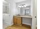 Bathroom with sink, cabinet, and safety walk-in bathtub at 4430 Tilly Mill Rd # 1304, Atlanta, GA 30360