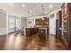 Spacious kitchen with a center island, ample counter space, and stainless steel appliances at 3169 Shadystone Way, Loganville, GA 30052