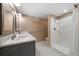 Bathroom features a double sink vanity and a walk-in shower at 3925 Orchard Se Rd, Smyrna, GA 30080