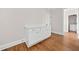 Long white buffet with drawers and cabinets along one wall at 52 Lake Overlook Dr, White, GA 30184