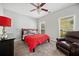 Comfortable bedroom with cozy decor and lots of natural light at 5660 Trout Creek Dr, Douglasville, GA 30135