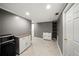 The basement has a kitchenette with lots of storage and counter space at 710 Greystone Ne Park, Atlanta, GA 30306
