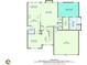 Detailed floorplan featuring the living room, kitchen, bedrooms, and garage at 1007 Springharbor Walk, Woodstock, GA 30188