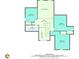 Floorplan of upper level with bedrooms, open to below area, hall, and bathroom at 1007 Springharbor Walk, Woodstock, GA 30188