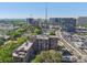 Buckhead Village Lofts aerial view, showcasing its urban location and surrounding greenery at 3235 Roswell Ne Rd # 801, Atlanta, GA 30305