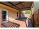 The rear porch offers a relaxing outdoor space with a covered roof at 3540 Owl Brow Ct, Cumming, GA 30028