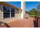 Outdoor deck with a door and large windows, perfect for enjoying the backyard view at 3540 Owl Brow Ct, Cumming, GA 30028