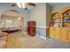 Spacious bedroom with neutral decor, hardwood floors, and ample storage space at 135 Clear Spring Lane, Oxford, GA 30054