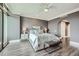 Bright main bedroom with balcony access, sleek floors, and comfortable seating at 750 Park Ne Ave # 18S, Atlanta, GA 30326
