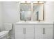Contemporary bathroom with double vanity sinks and modern fixtures at 1045 Mcdaniel St, Atlanta, GA 30310