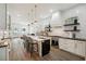 Spacious kitchen features a large island, stainless appliances and modern finishes at 1045 Mcdaniel St, Atlanta, GA 30310