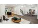 Open floor plan featuring living room, dining area, and island kitchen with modern finishes at 1045 Mcdaniel St, Atlanta, GA 30310