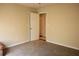 Empty bedroom features neutral paint and plush carpet at 3220 Warren Creek Dr, Powder Springs, GA 30127