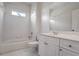 Bright bathroom with tub-shower combo and single vanity at 2165 Parkview Nw Run, Atlanta, GA 30318