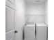 Convenient laundry room with full-size washer and dryer at 2165 Parkview Nw Run, Atlanta, GA 30318