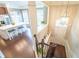 Inviting entryway featuring a staircase, hardwood floors, and stylish decor at 4621 Wehunt Commons Se Dr # 7, Smyrna, GA 30082