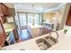 Spacious kitchen featuring wood floors, a marble island, and lots of windows at 4621 Wehunt Commons Se Dr # 7, Smyrna, GA 30082