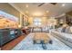 A great open-concept living space featuring a seamless dining area and hardwood floors at 4621 Wehunt Commons Se Dr # 7, Smyrna, GA 30082