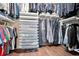 Walk-in closet with organized shelving and ample storage space at 161 Grace Cir, Acworth, GA 30102