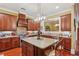 Gourmet kitchen featuring granite countertops, stainless appliances, and a center island at 19 Lindley Nw Ave, Marietta, GA 30064