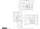 Detailed floor plan of the house, showcasing the layout of each level at 560 Hunt River Way, Suwanee, GA 30024