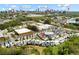 Aerial view of property with downtown skyline views, showing proximity to Midtown Atlanta and Westside Beltline at 914 Martin Nw St, Atlanta, GA 30318