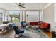 A covered outdoor living area features comfortable seating and a dining table for relaxation and entertainment at 914 Martin Nw St, Atlanta, GA 30318