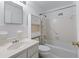 Classic bathroom featuring a tub/shower combo, a linen cabinet, and a sink at 2350 Powers Ferry Se Dr, Marietta, GA 30067