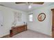 Bedroom featuring carpet floors, ceiling fan, and neutral walls at 692 W Union Grove Cir, Auburn, GA 30011
